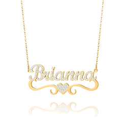 Iced Out Custom Name Necklace