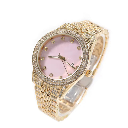 Pastel Pink Gold Watch