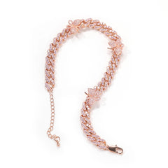 Butterfly Cuban Anklet ❥
