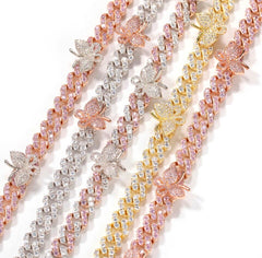 Butterfly Cuban Anklet ❥