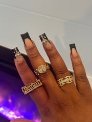 Charmed Initial Rings