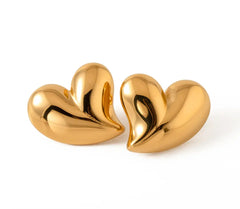 Twisted Heart Earrings