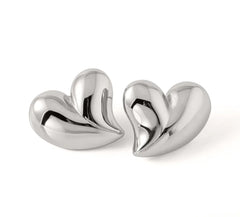 Twisted Heart Earrings