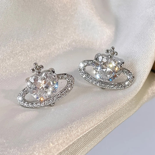 Heart Spaceship Studs