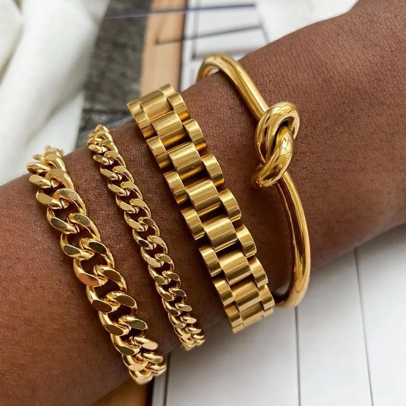The 4 Gold Bracelets