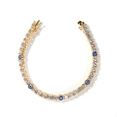Classic Evil Eye Tennis Bracelet