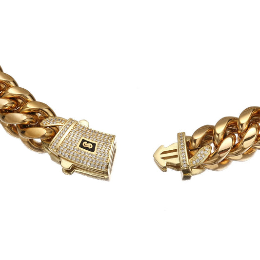 18k Cuban Bracelet