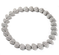 Bubble heart necklace