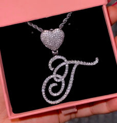 Initial Heart Necklace