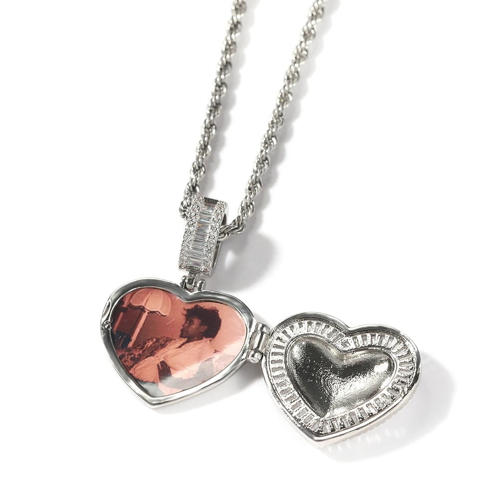 Brighton Open Heart Charm