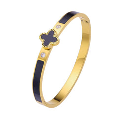 Colorful Clover Bangle