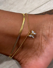 Simple Butterfly Anklet ❥