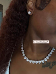 Icy Heart Necklace