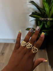 It Girl Initial Ring