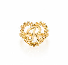 It Girl Initial Ring