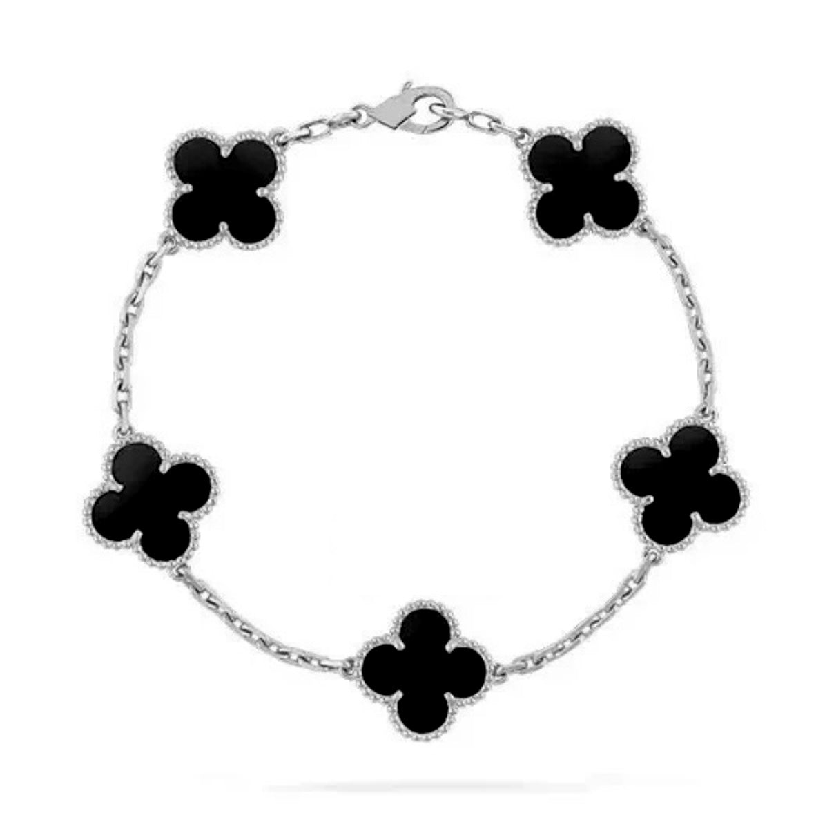 Silver Clover Bracelet