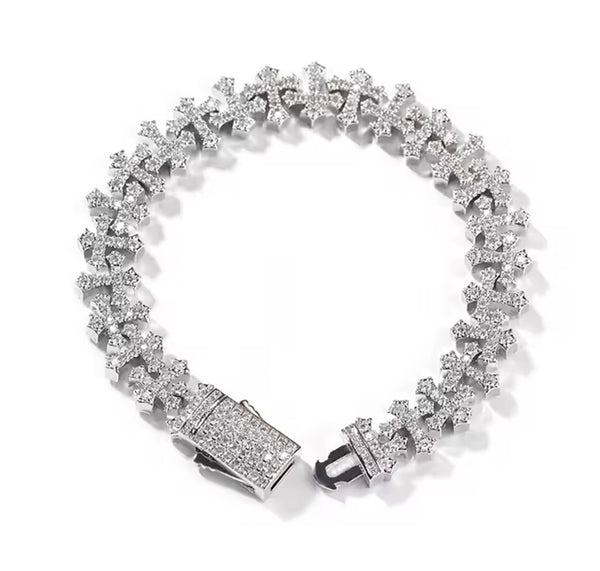 アクセサリー LOINARMIS iron cross ball chain bracelet LOINARMIS iron cross ball chain bracelet