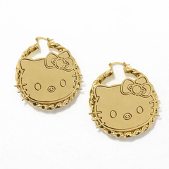 Hello K♡ Bamboo Earrings