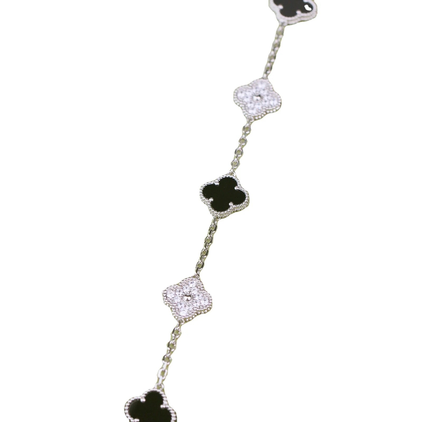 Silver Clover Bracelet