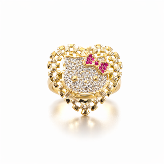 Hello K♡ Heart Ring