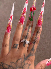 Heart Initial Ring