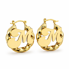 Y2K Initial Earrings