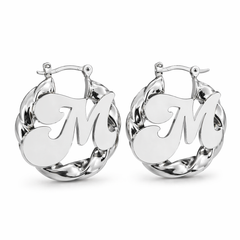 Y2K Initial Earrings