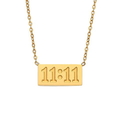 Angel number necklace