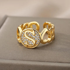 Charmed Initial Rings