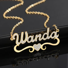 Iced Out Custom Name Necklace