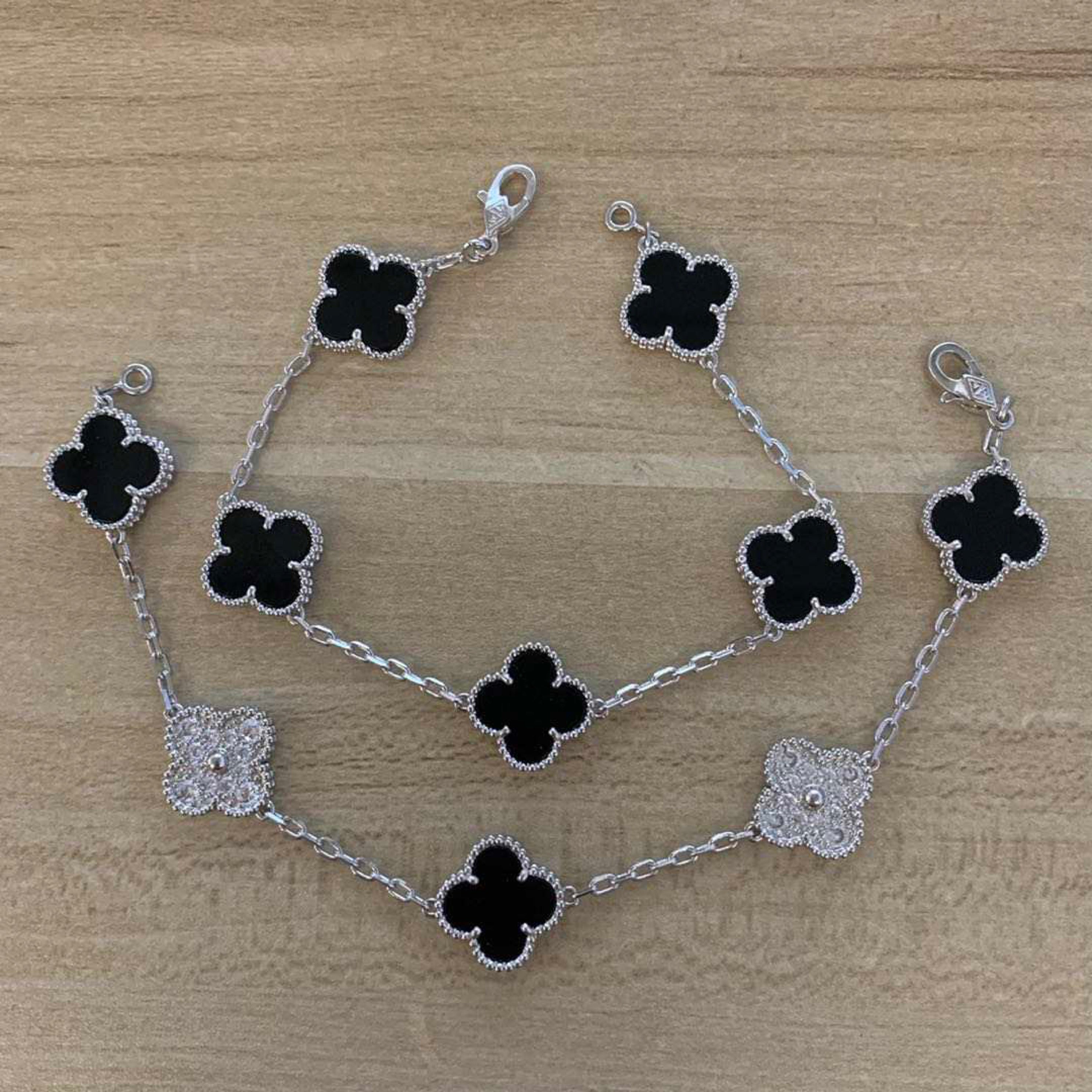 Silver Clover Bracelet