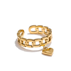 Heart Drop Ring