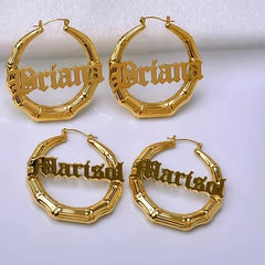 Custom Bamboo Earrings