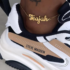 Custom Name Anklet ❥