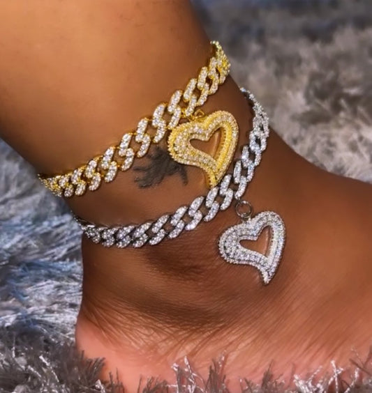 Queen of Hearts Anklet ❥